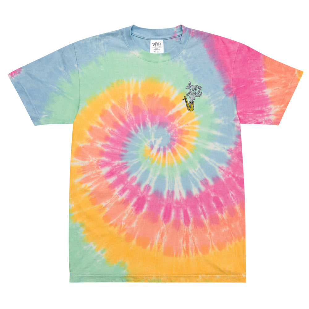Jazz & Joints Original tie-dye t-shirt